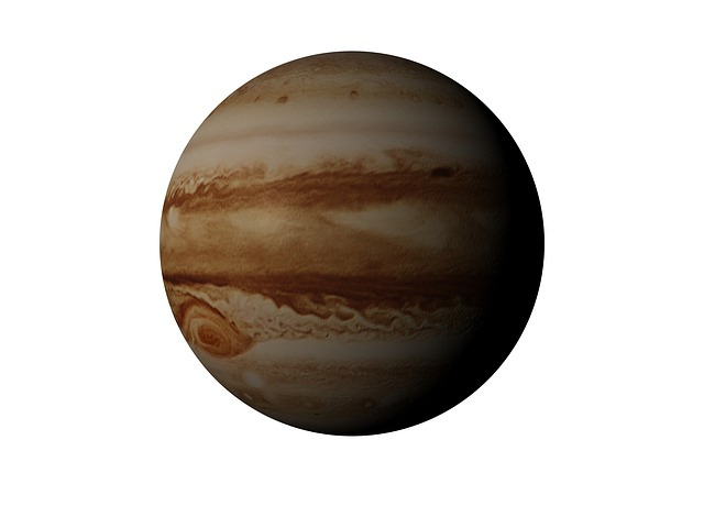 Jupiter v opozici na severní lunární uzel